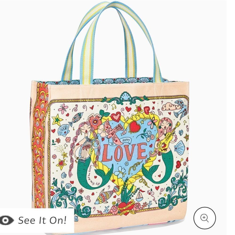 Brighton Siren’s Song Mermaid Tote NWT - Picture 3 of 9